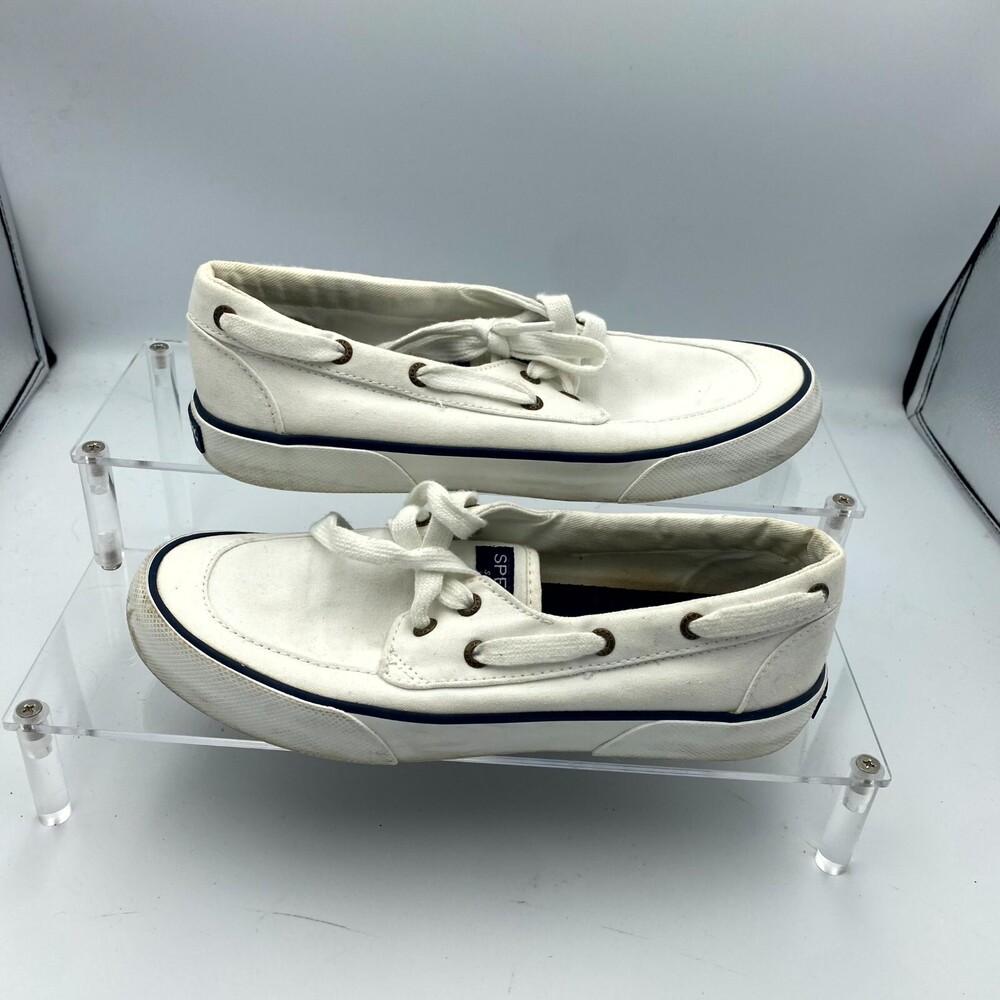 Sperry Pier Boat Jewel STS83186 Women's US 6.5 Sneakers White Athletic Shoes
